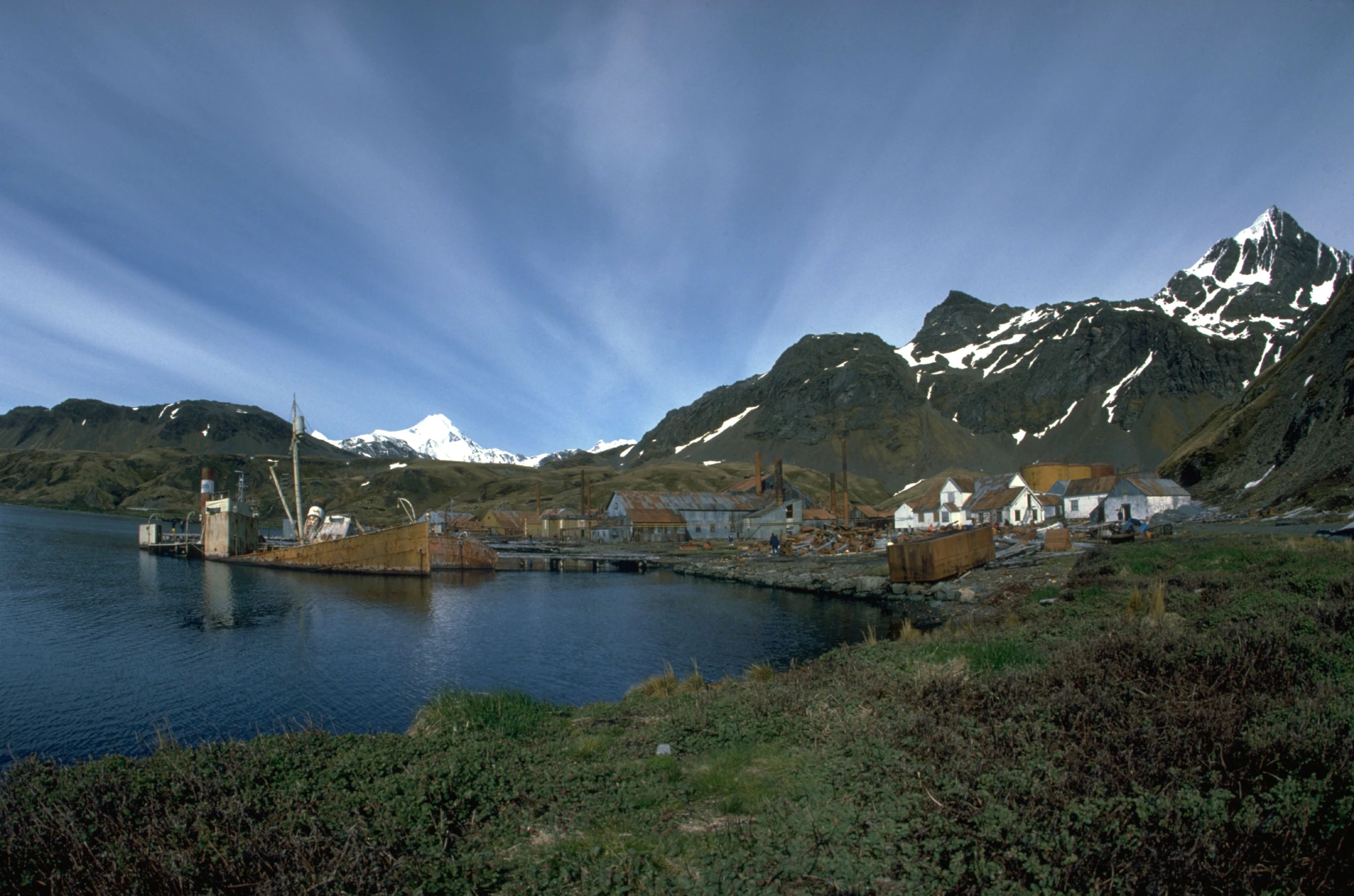 Scenic view of South Georgia and the South Sandwich Islands