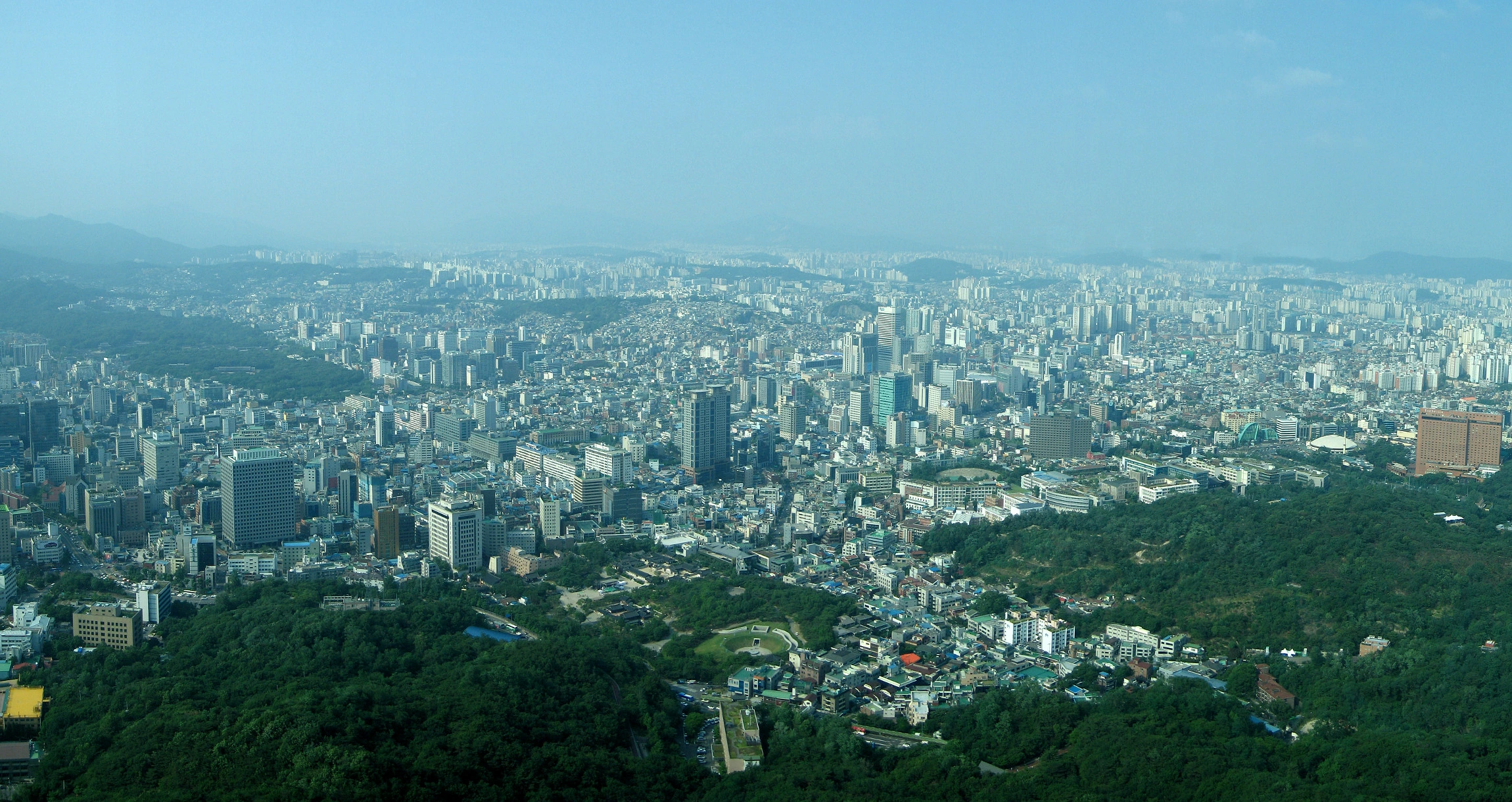 Scenic view of South Korea