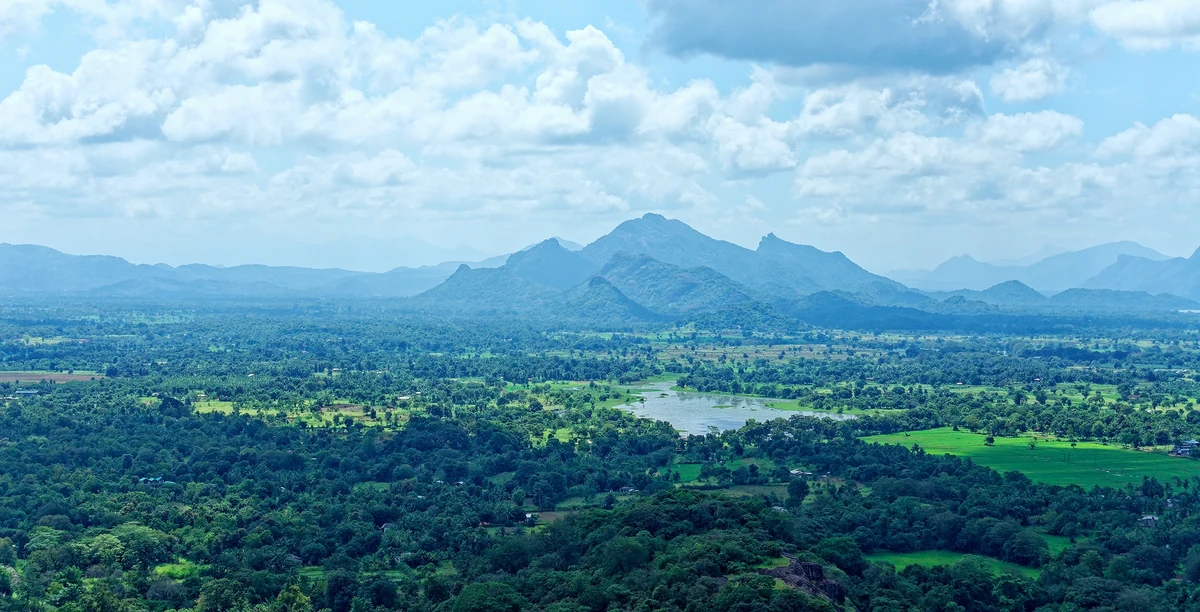 Scenic view of Sri Lanka