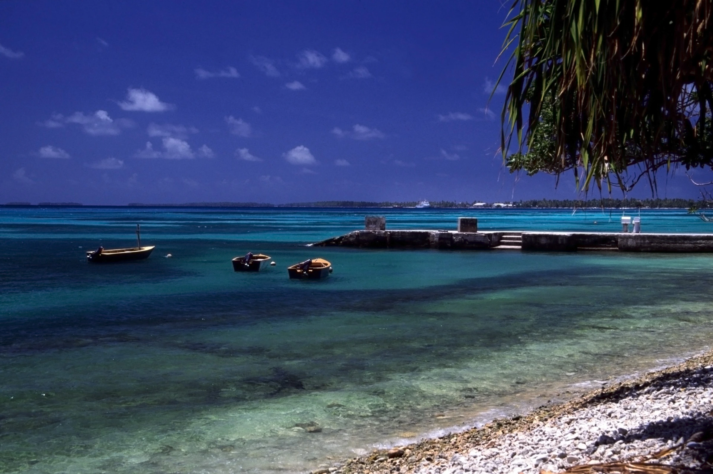 Scenic view of Tuvalu