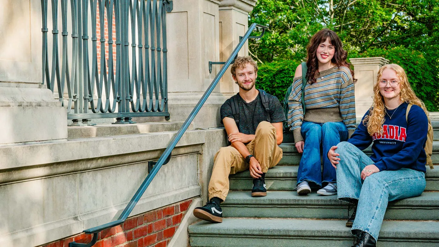 Banner image from the Acadia University website