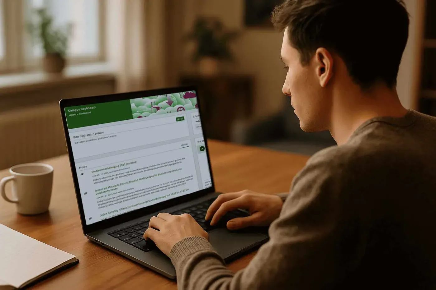 Banner image from the AKAD University website