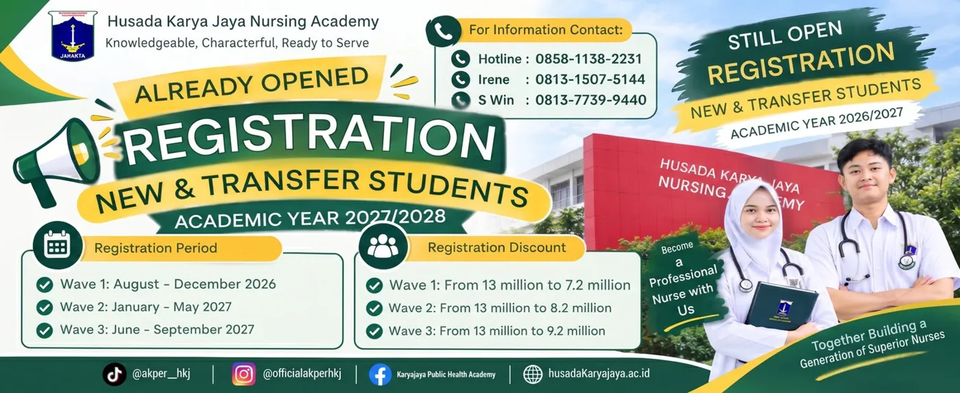 Banner image from the Akademi Keperawatan Husada Karya Jaya website