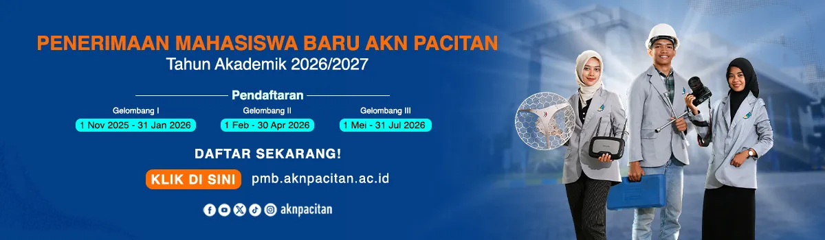 Banner image from the Akademi Komunitas Negeri Pacitan website