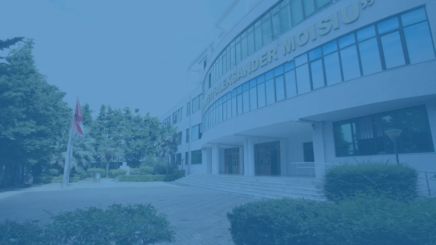 Banner image from the Aleksandër Moisiu University website