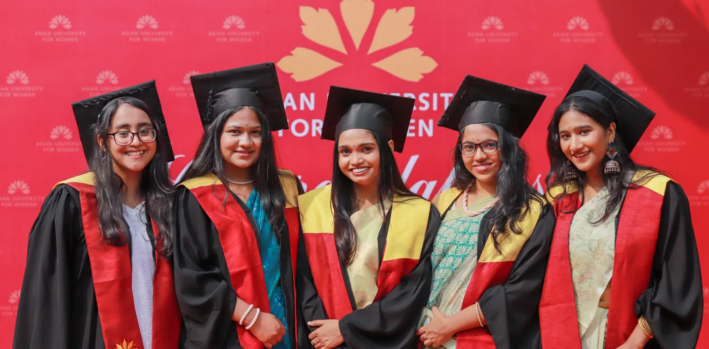 Banner image from the Asian University for Women website
