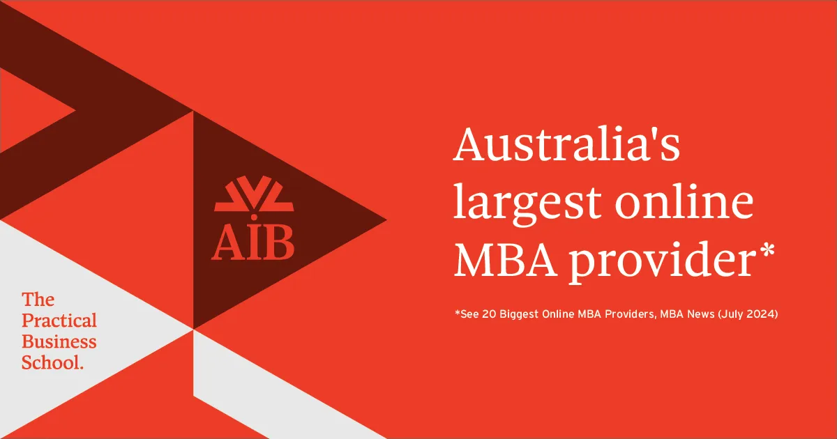 Banner image from the Australian Institute of Business website