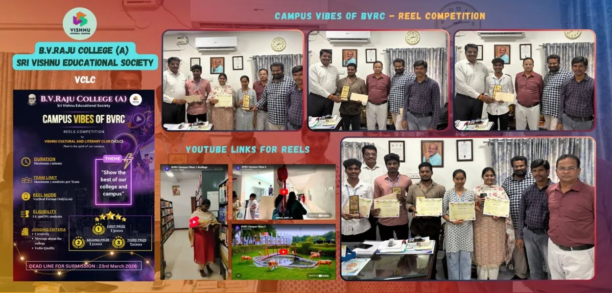 Banner image from the B.V. Raju College website