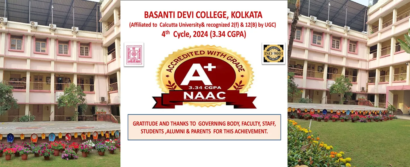 Banner image from the Basanti Devi College website
