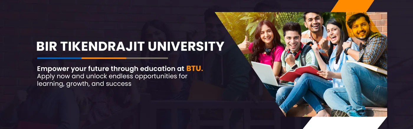 Banner image from the Bir Tikendrajit University website