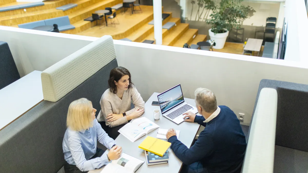 Banner image from the Business Academy Aarhus website