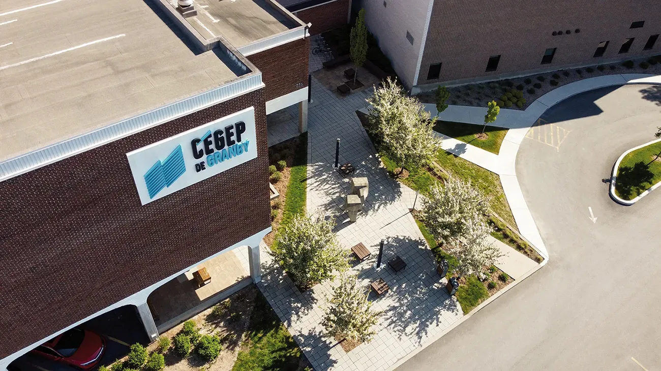 Banner image from the Cégep de Granby website