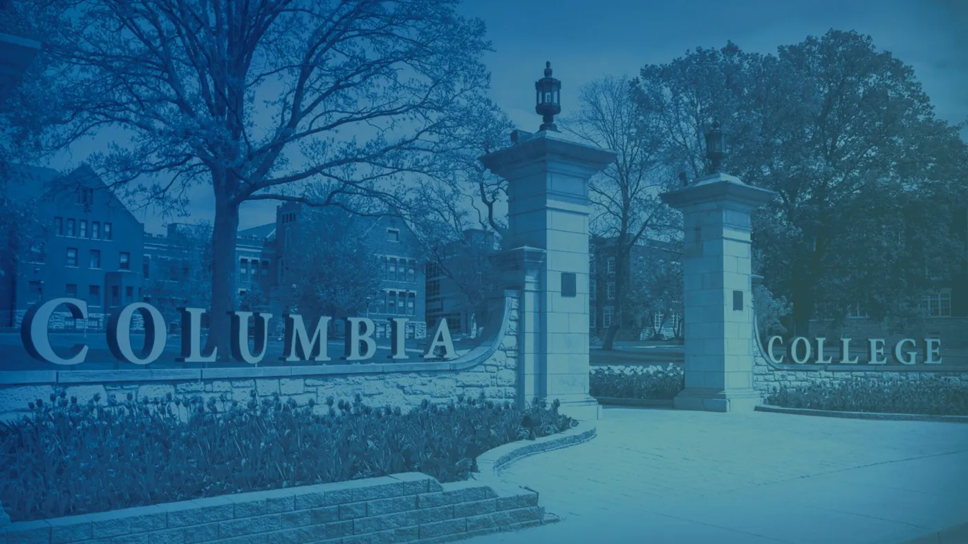 Banner image from the Columbia College website