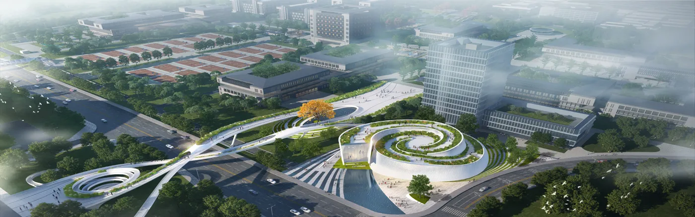 Banner image from the Dazhou Vocational College of Chinese Medicine website