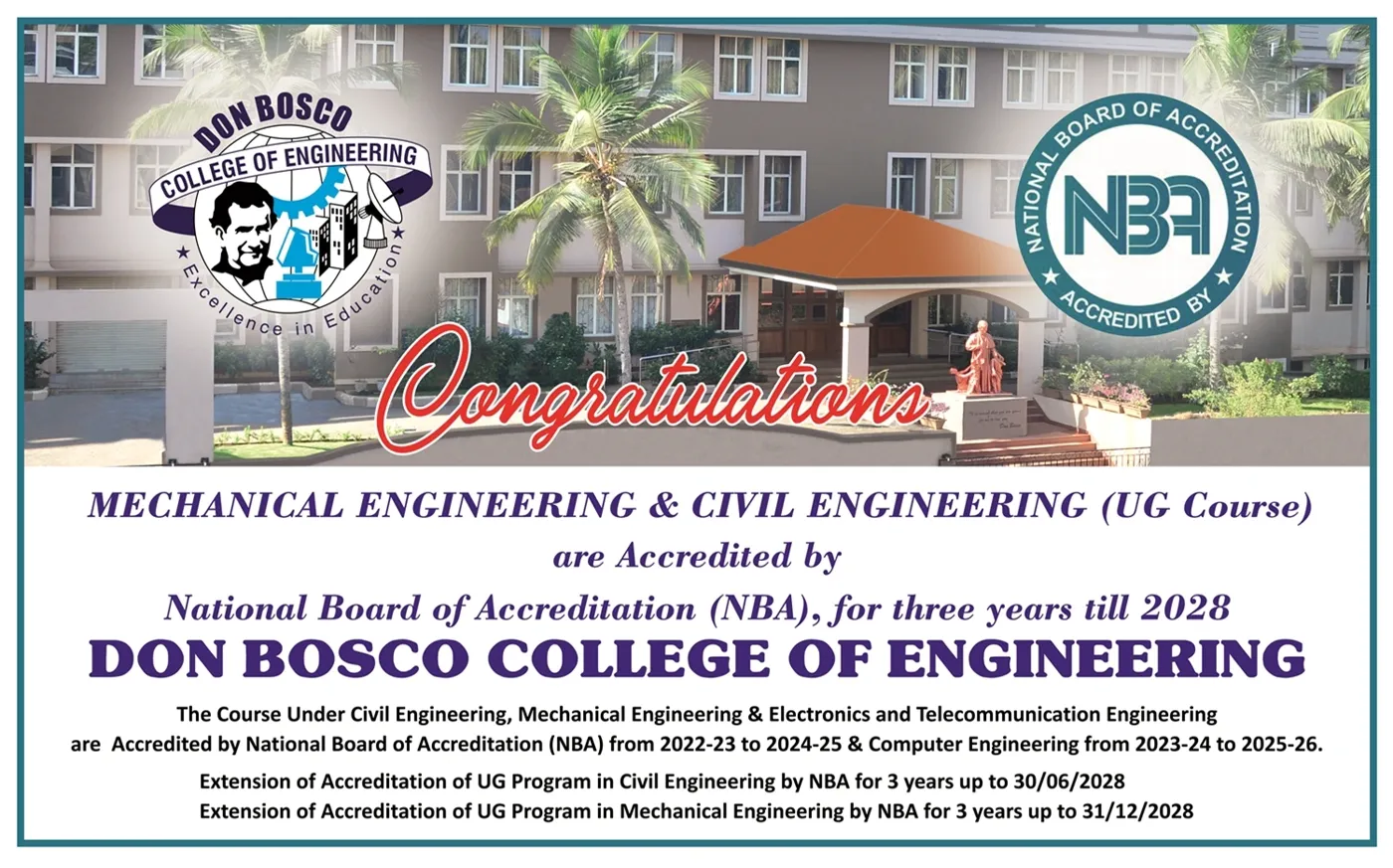 Banner image from the Don Bosco College of Engineering website