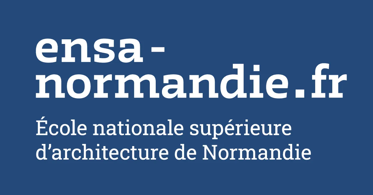 Banner image from the École Nationale Supérieure d'Architecture de Normandie website