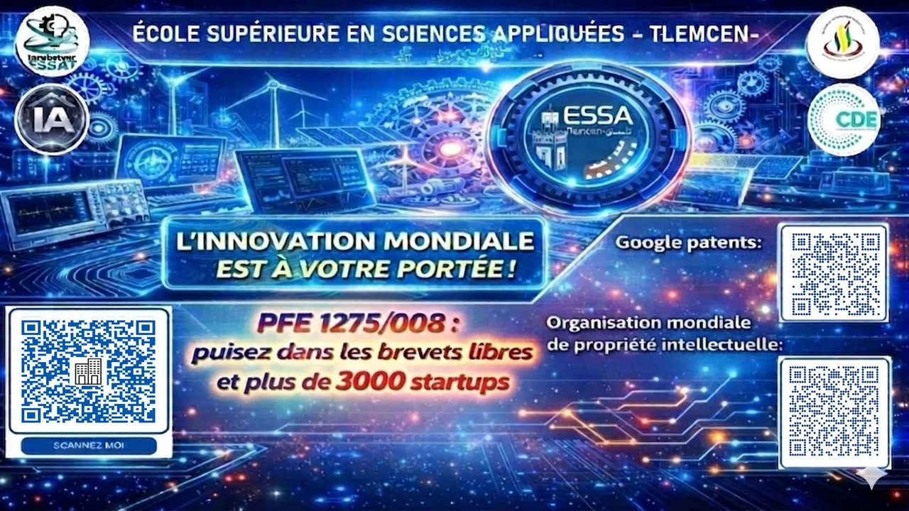 Banner image from the École Supérieure en Sciences Appliquées de Tlemcen website