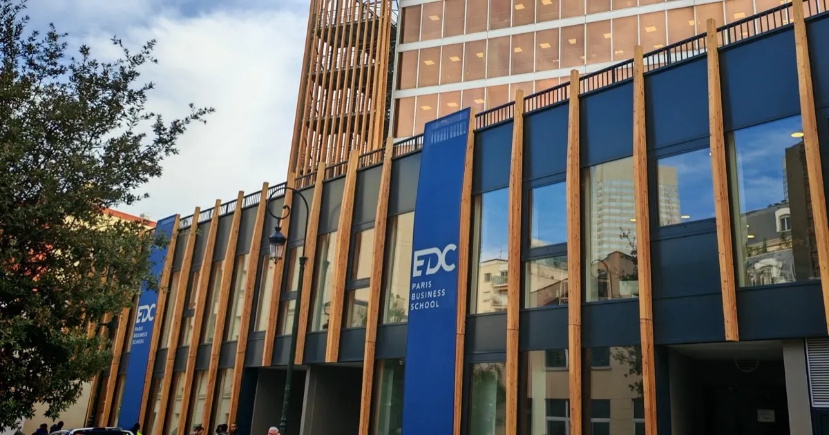 Banner image from the EDC Paris Business School website