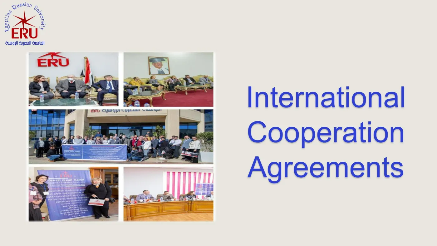 Banner image from the Egyptian Russian University website