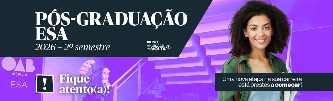 Banner image from the Escola Superior de Advocacia da OAB website