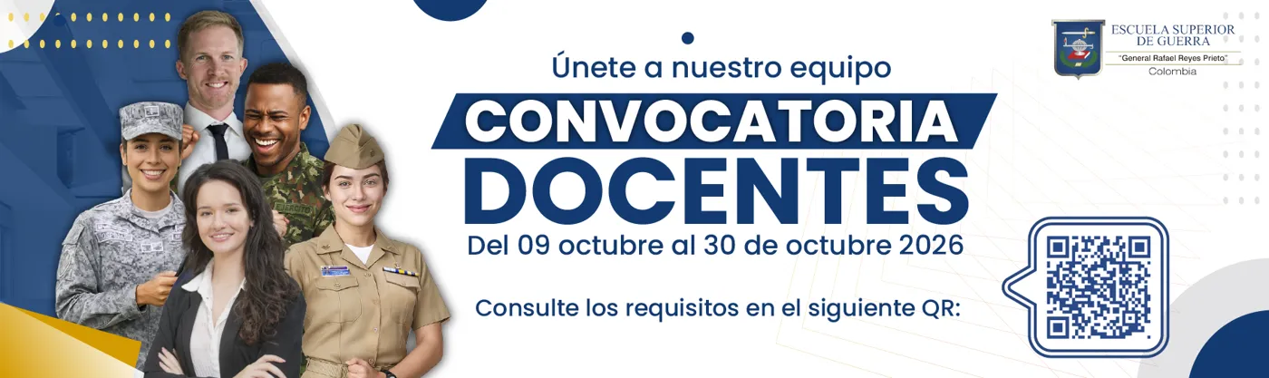 Banner image from the Escuela Superior de Guerra website