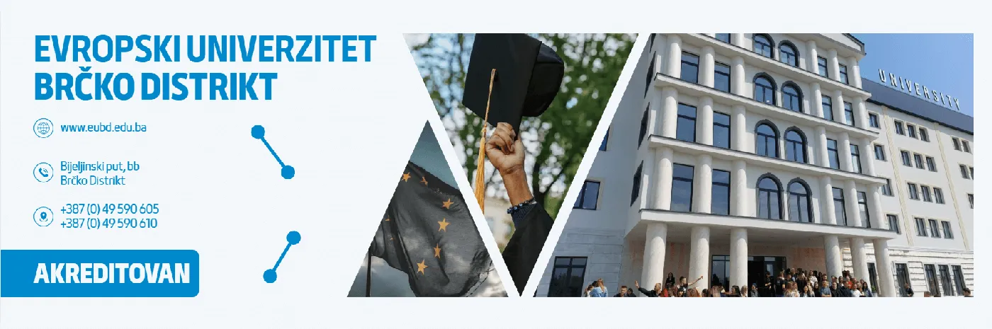 Banner image from the Evropski univerzitet Brčko distrikt website