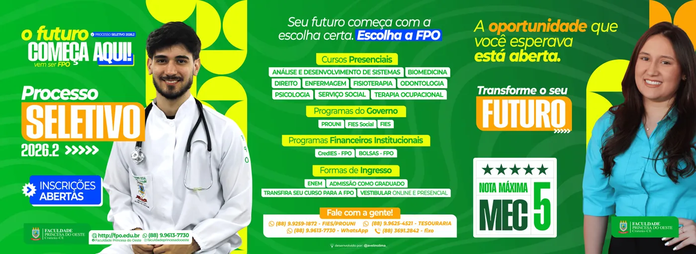 Banner image from the Faculdade Princesa do Oeste website