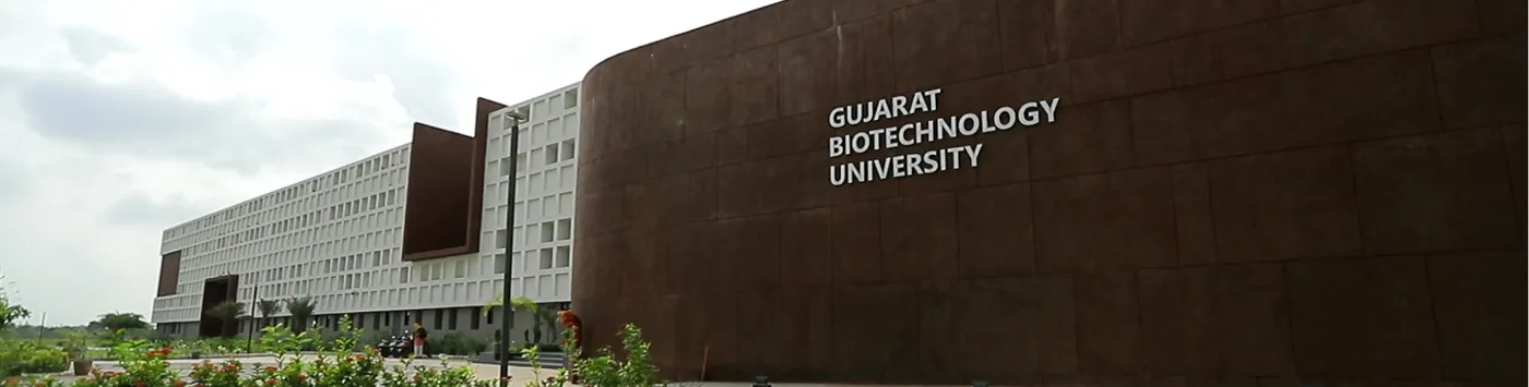 Banner image from the Gujarat Biotechnology University website
