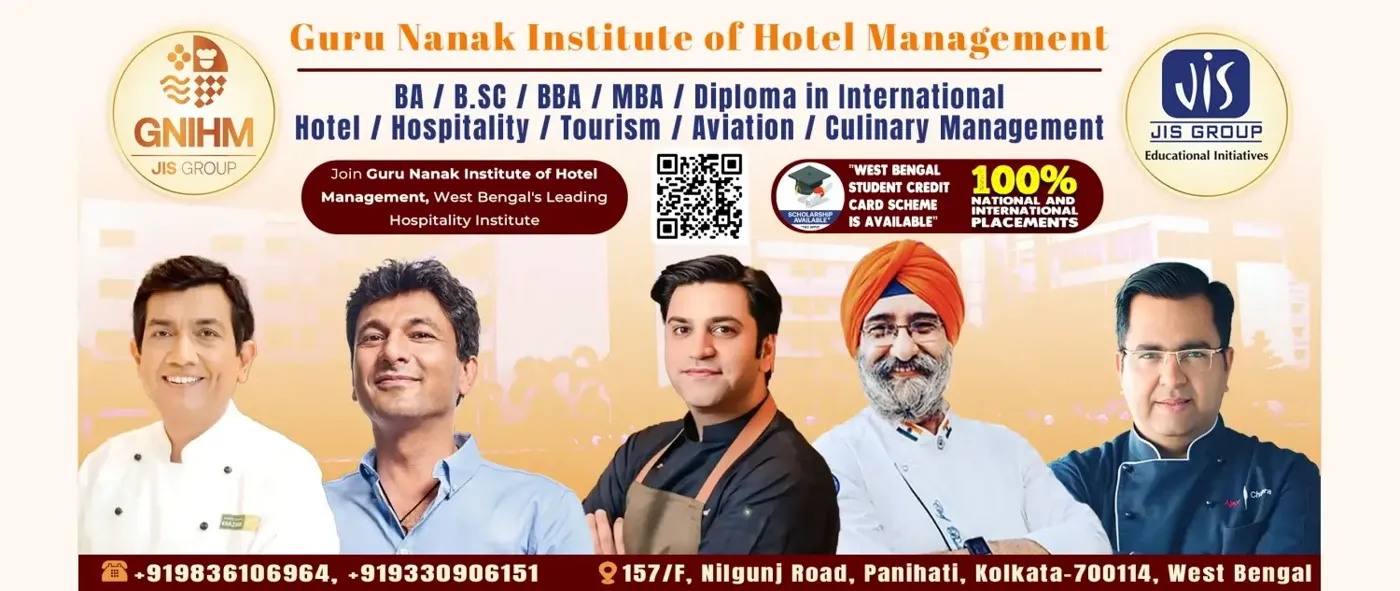 Banner image from the Guru Nanak Institute of Hotel Management website