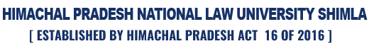 Himachal Pradesh National Law University, Shimla logo