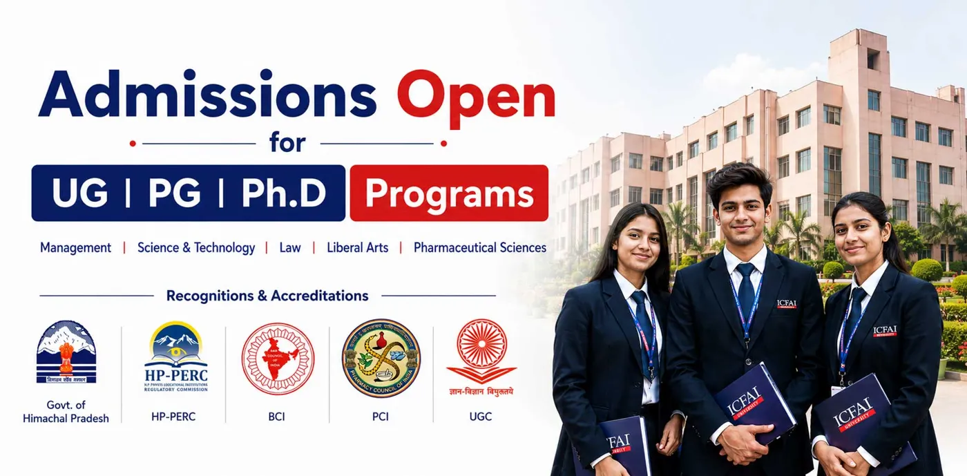 Banner image from the ICFAI University, Himachal Pradesh website
