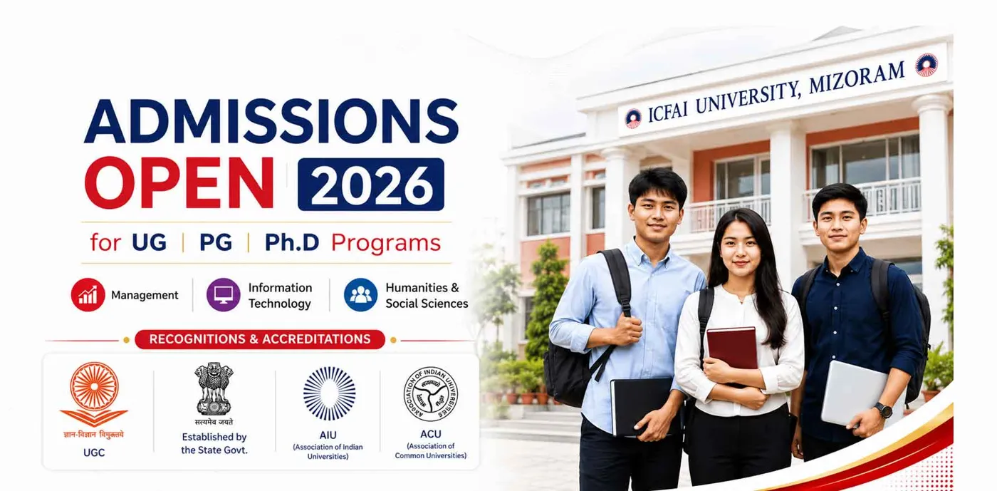 Banner image from the ICFAI University, Mizoram website