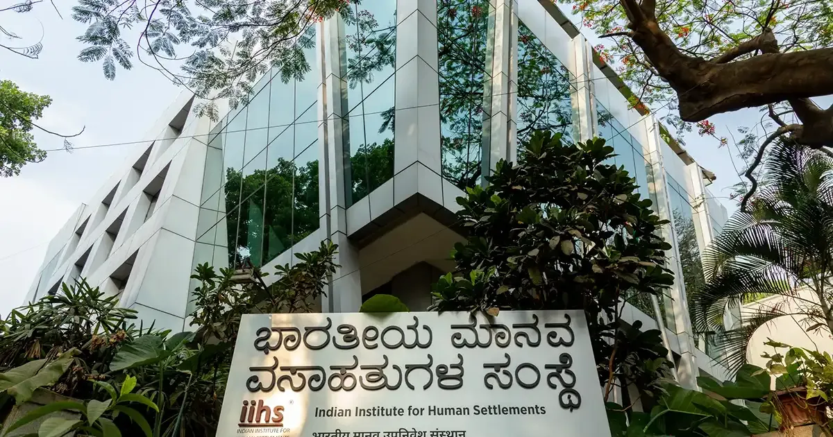 Banner image from the Indian Institute for Human Settlements website