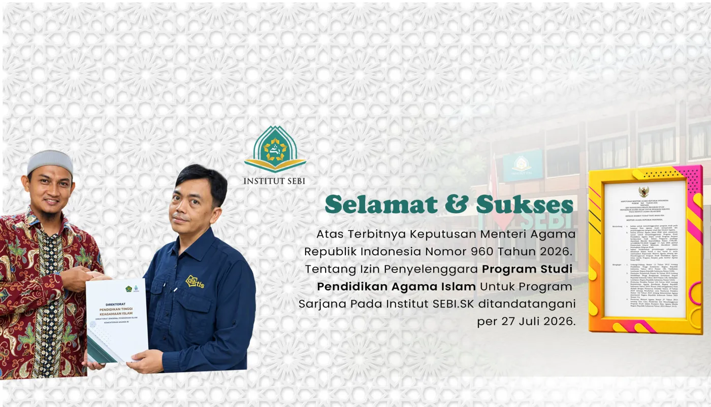 Banner image from the Institut Agama Islam SEBI website