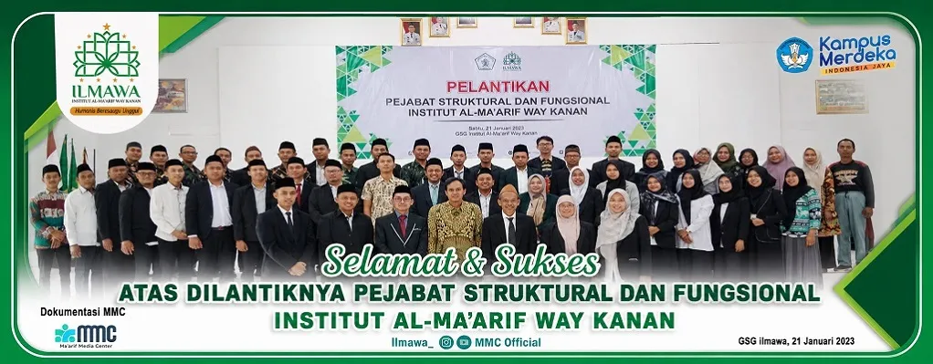 Banner image from the Institut Al-Ma'arif Way Kanan website