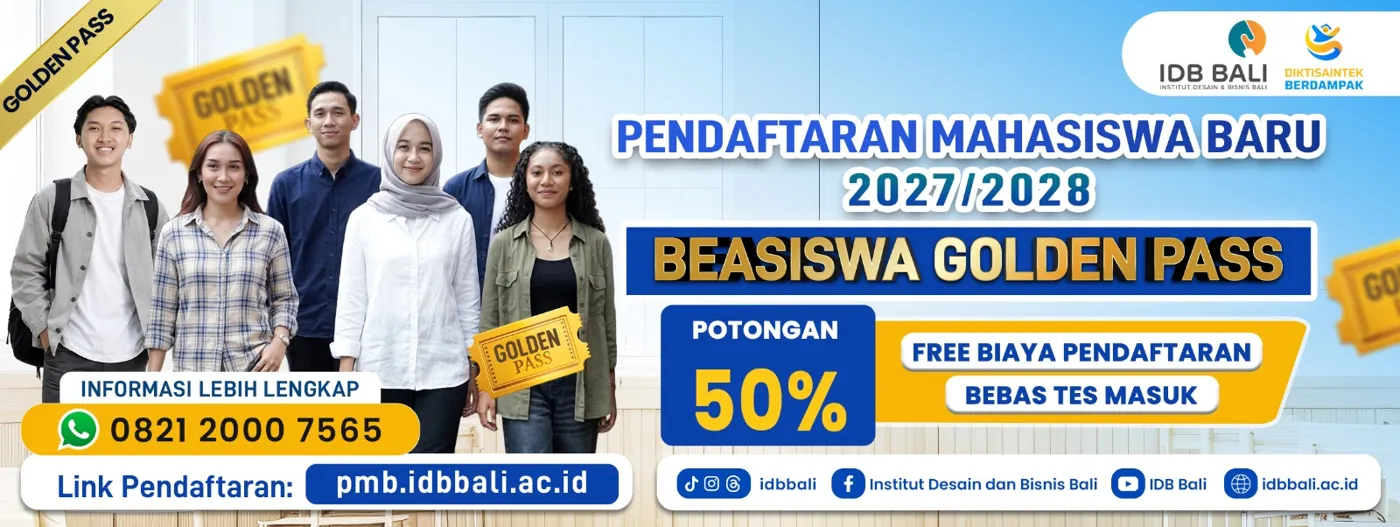 Banner image from the Institut Desain dan Bisnis Bali website