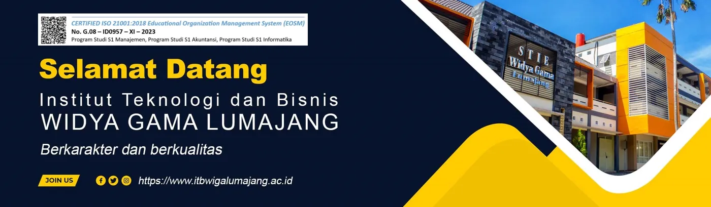 Banner image from the Institut Teknologi dan Bisnis Widya Gama Lumajang website