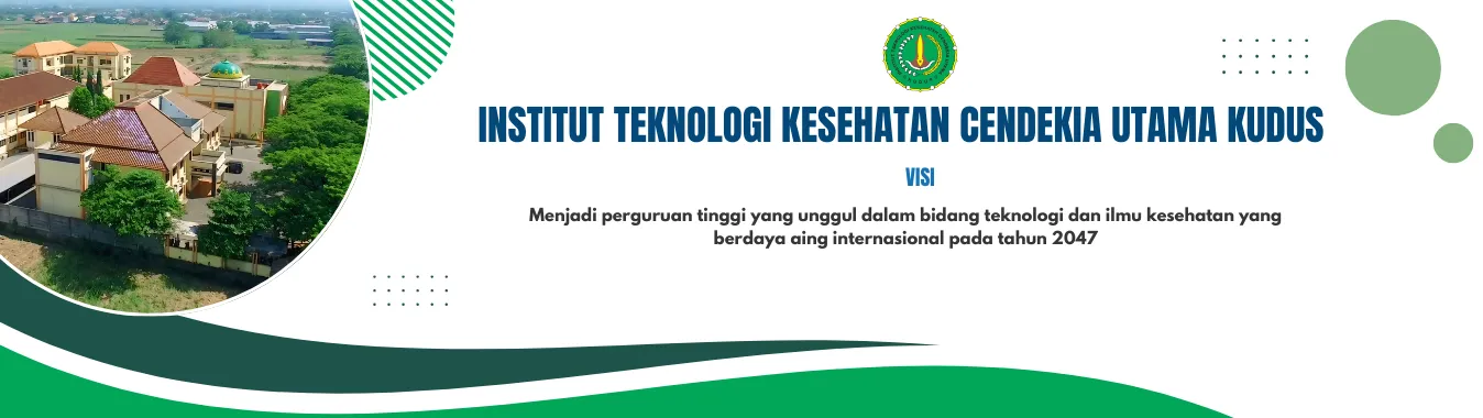 Banner image from the Institut Teknologi Kesehatan Cendekia Utama Kudus website