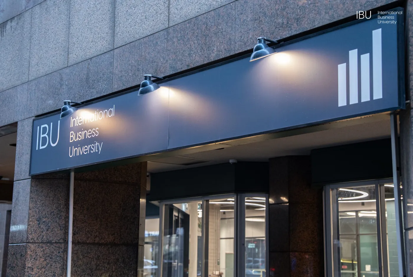 Banner image from the International Business University website