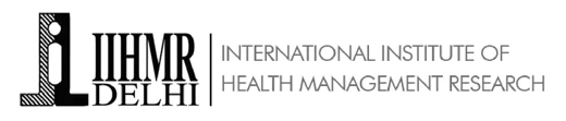 International Institute of Health Management Research, Delhi logo