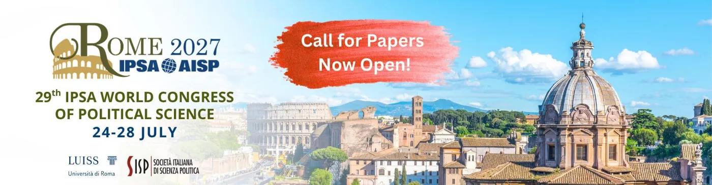 Banner image from the International Political Science Association website
