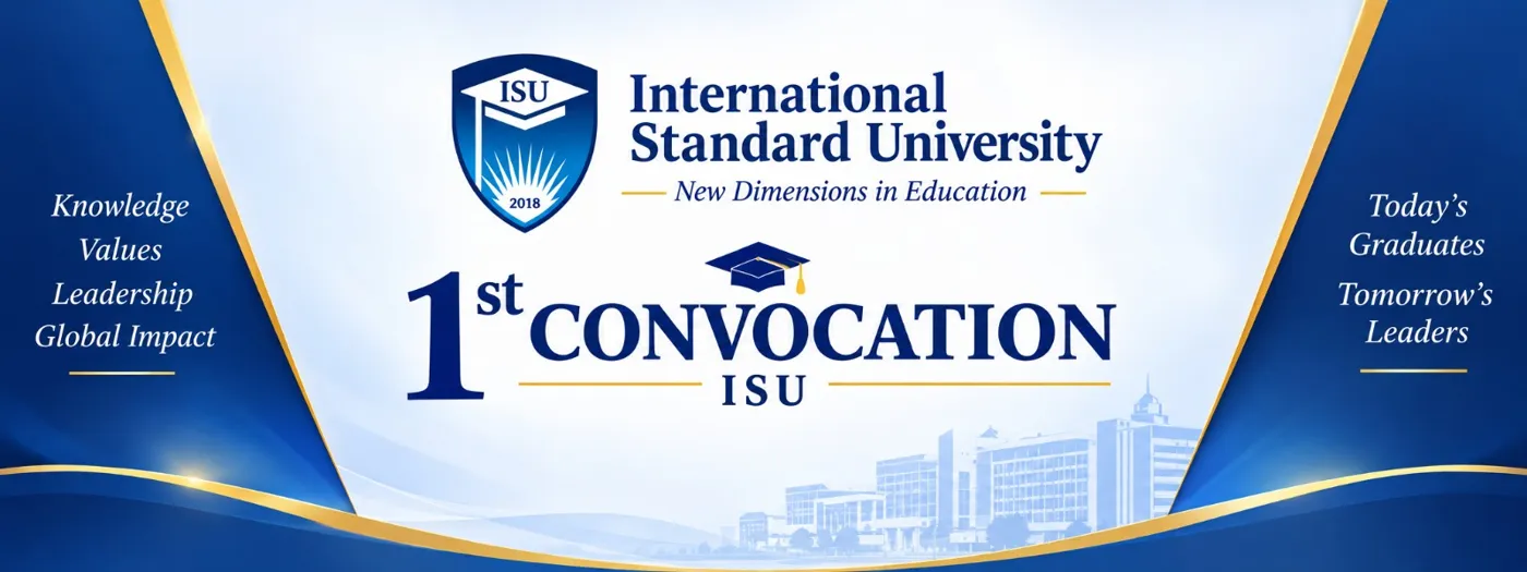 Banner image from the International Standard University website