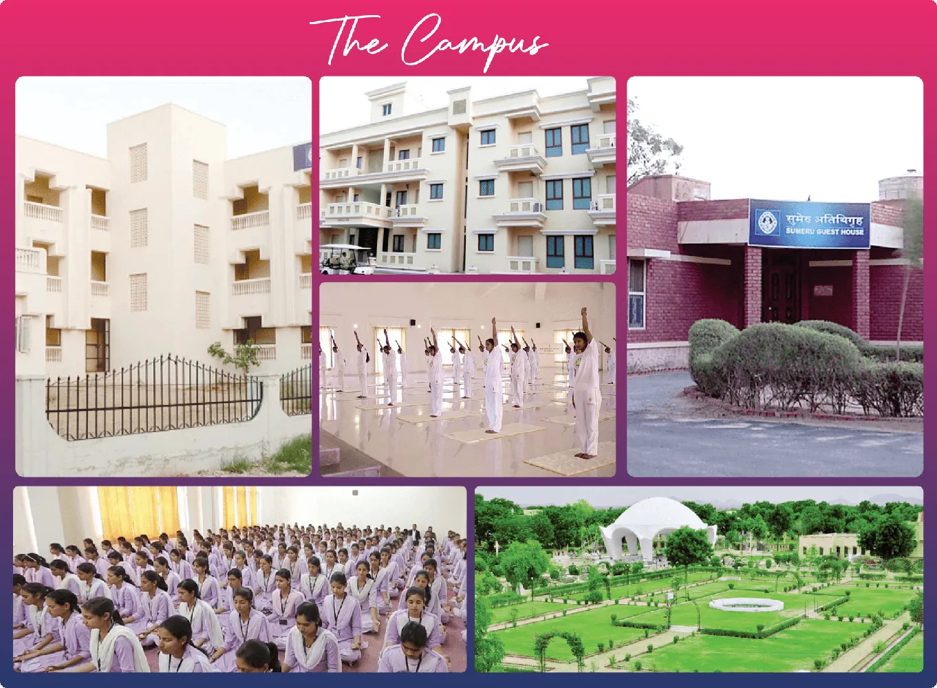 Banner image from the Jain Vishva Bharati Institute website