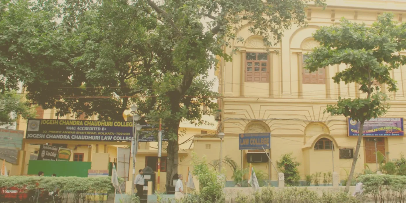 Banner image from the Jogesh Chandra Chaudhuri College website