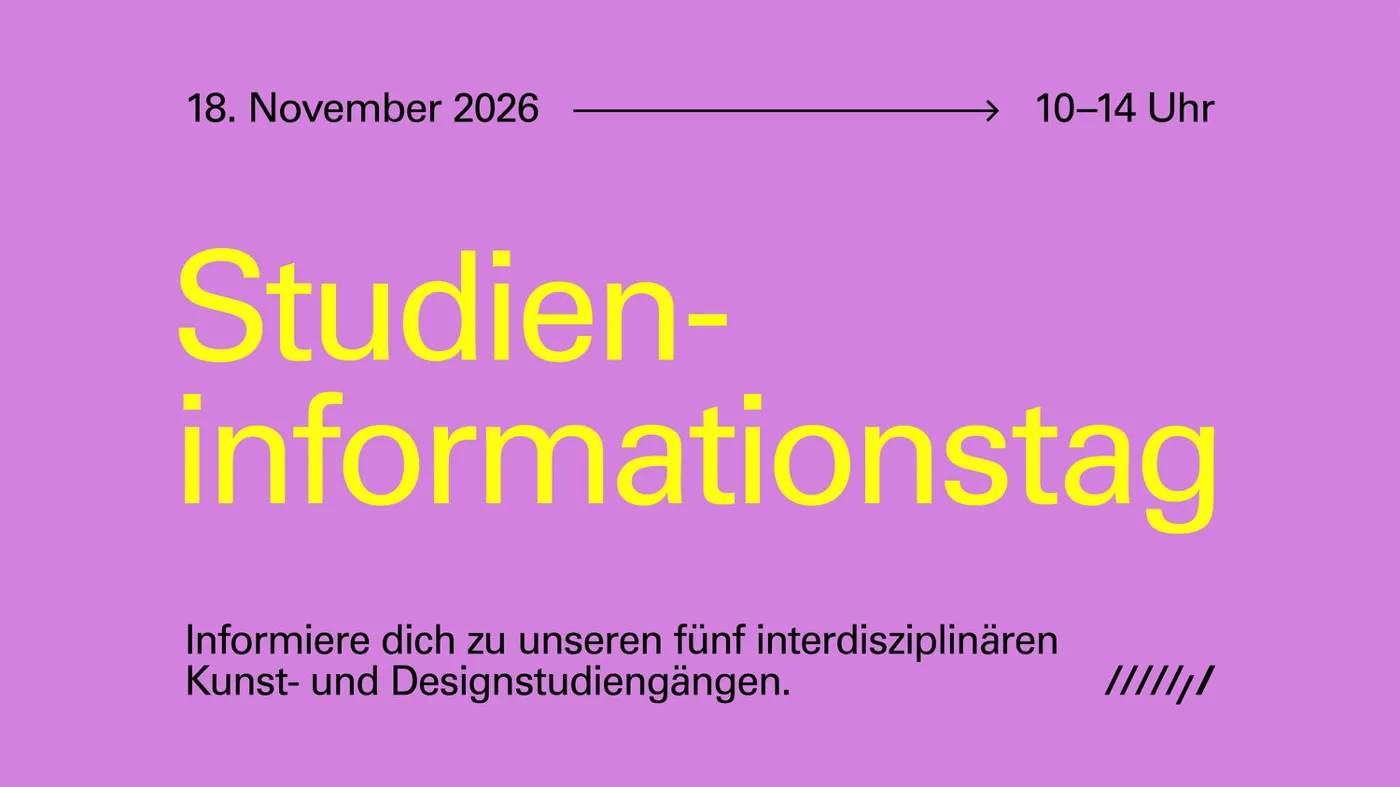 Banner image from the Karlsruhe University of Arts and Design website