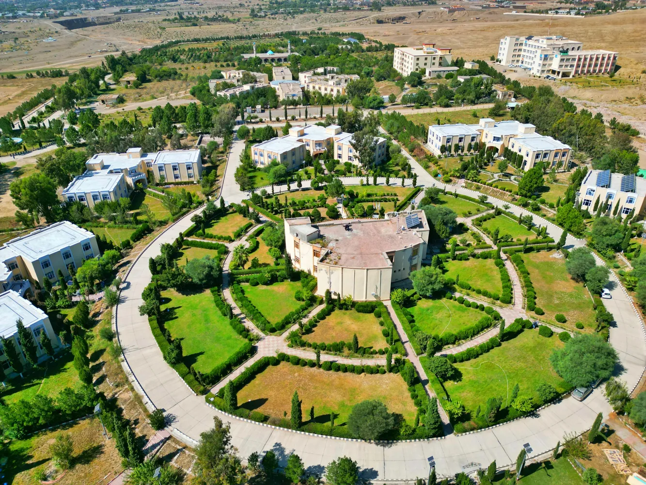 Banner image from the Khost University website