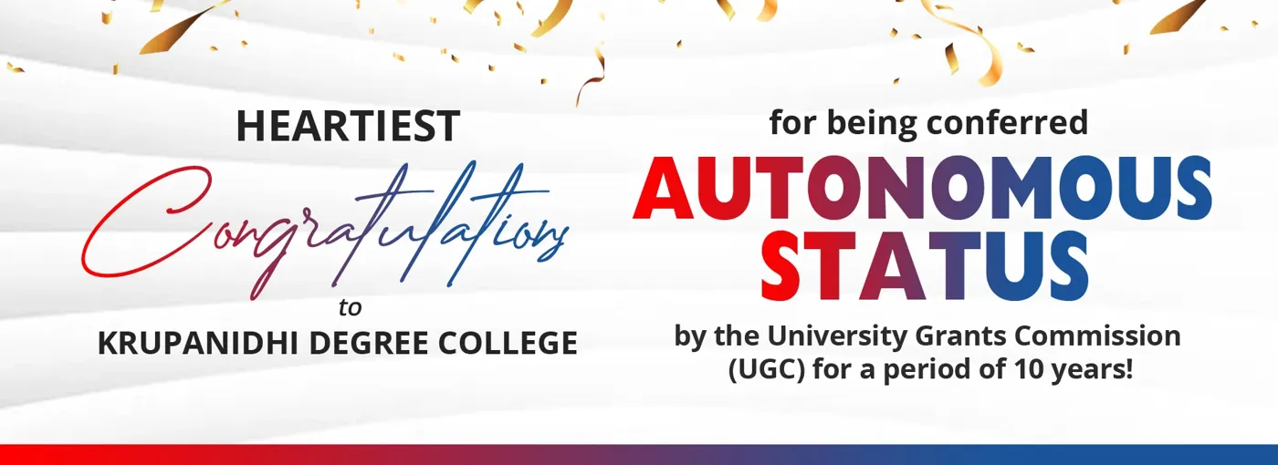 Banner image from the Krupanidhi Degree College website