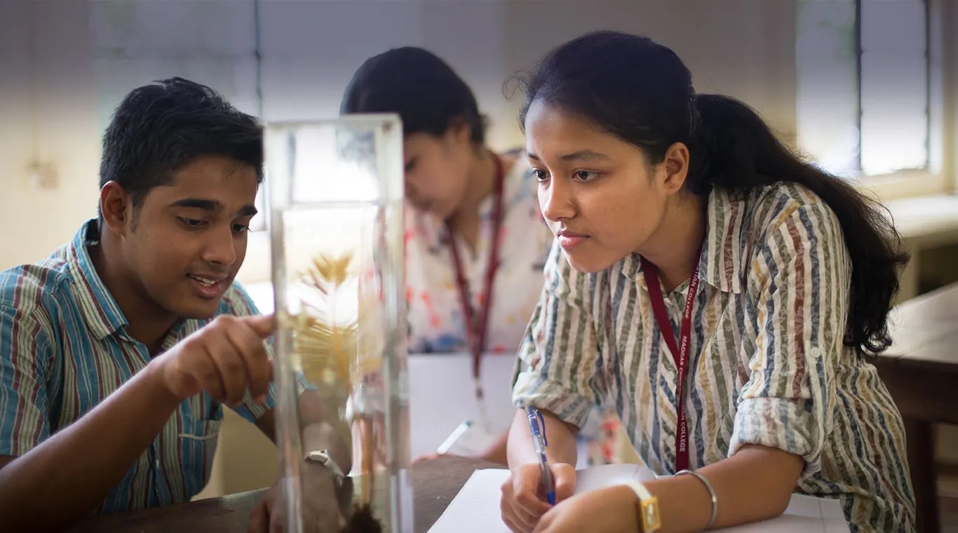 Banner image from the Madras Christian College website
