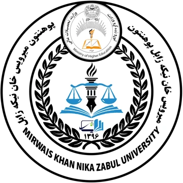 Mirwais Khan Nika Zabul University logo