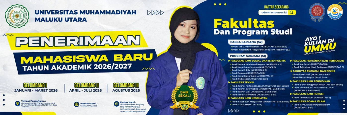 Banner image from the Muhammadiyah University of North Maluku website